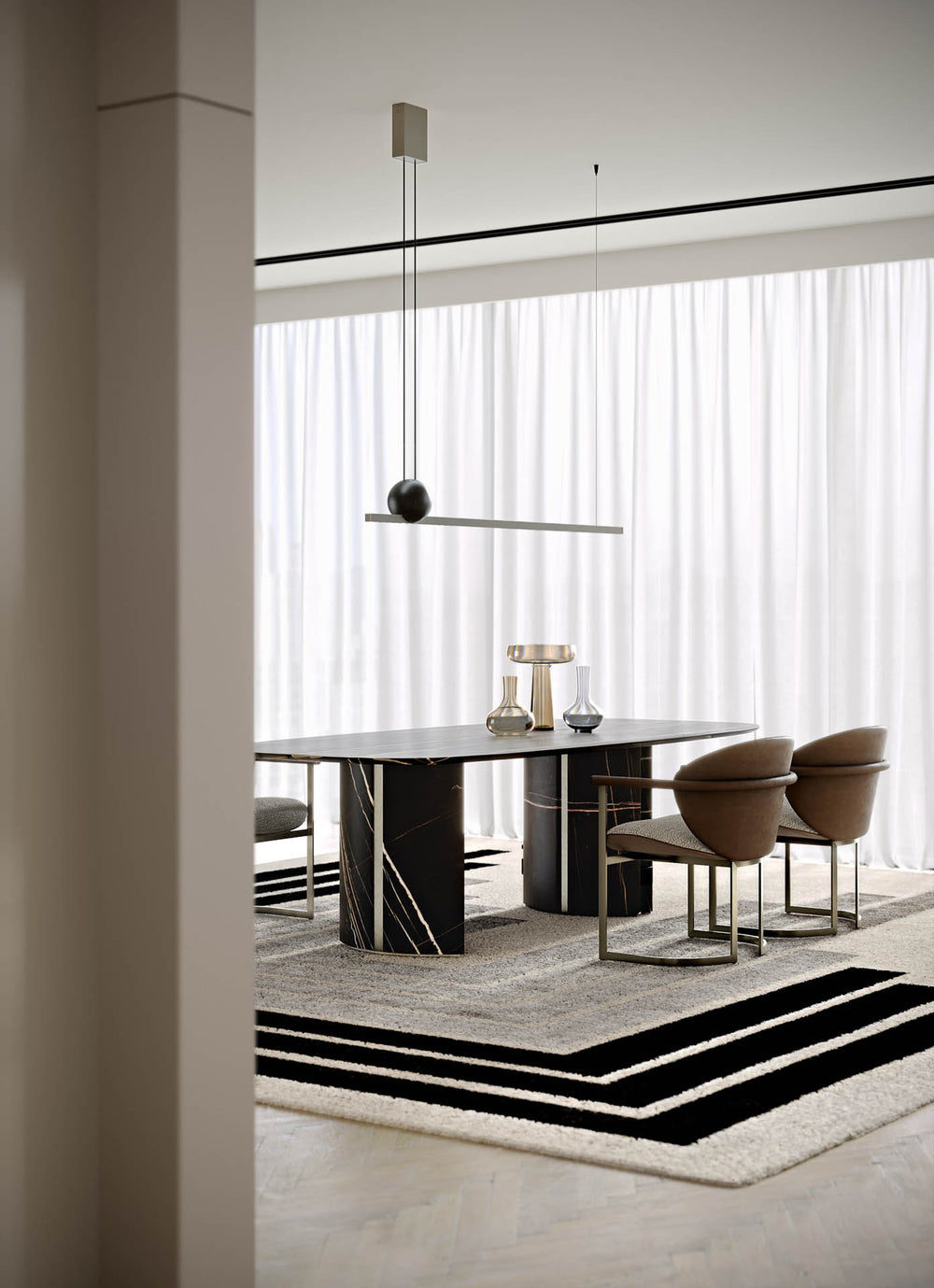 Ercole Oval Dining Table — view 4