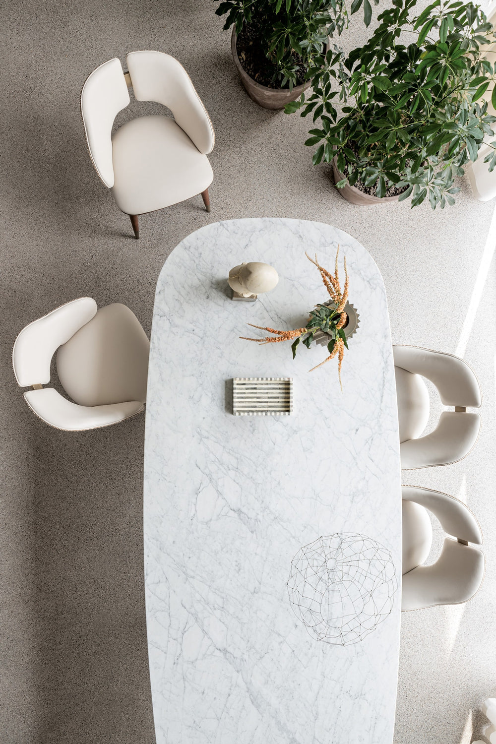 Ercole Oval Dining Table — view 8