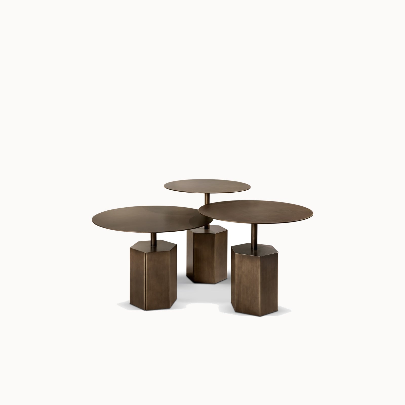 Esagono Coffee and Coffee Table — front view