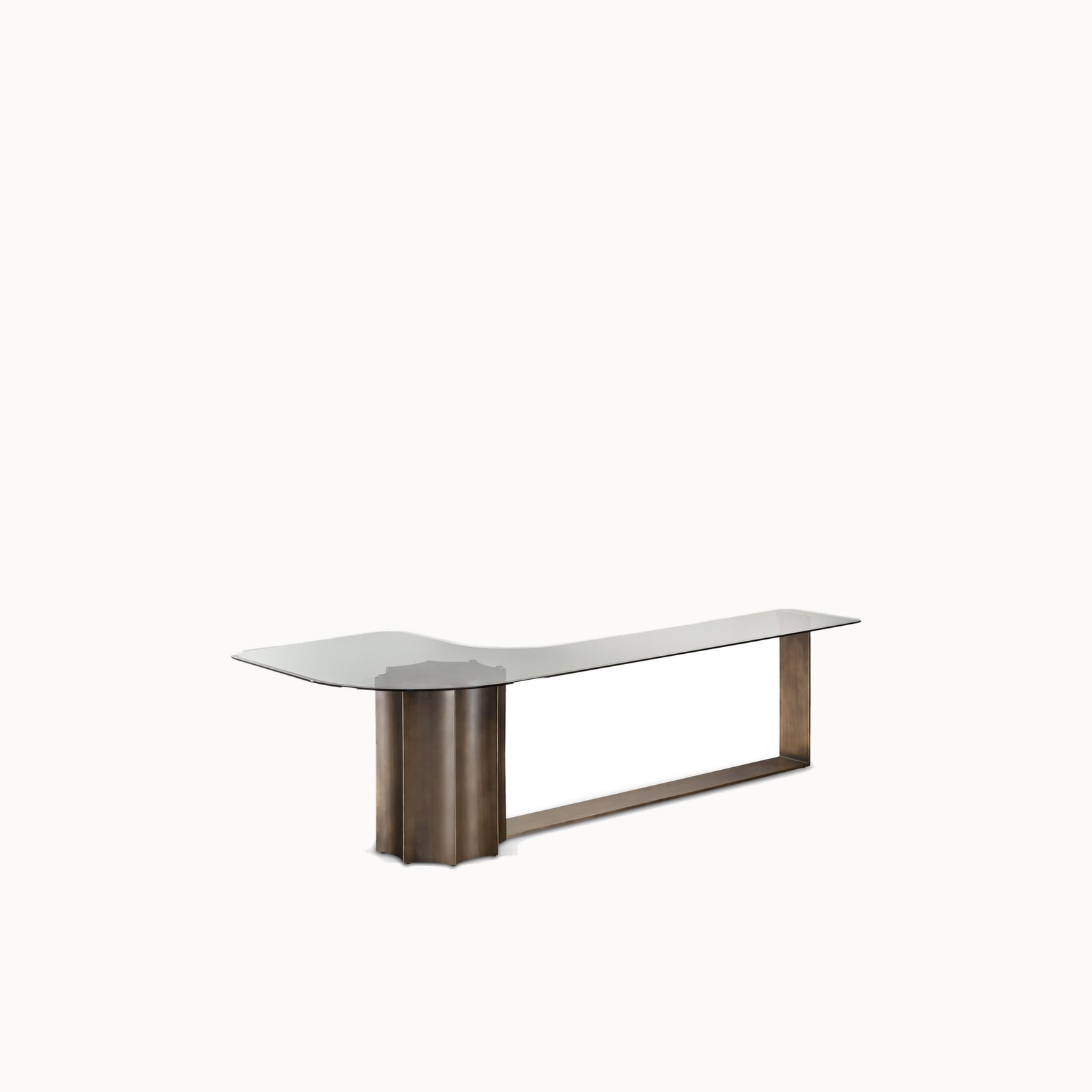 Florio Curved Coffee Table — front view