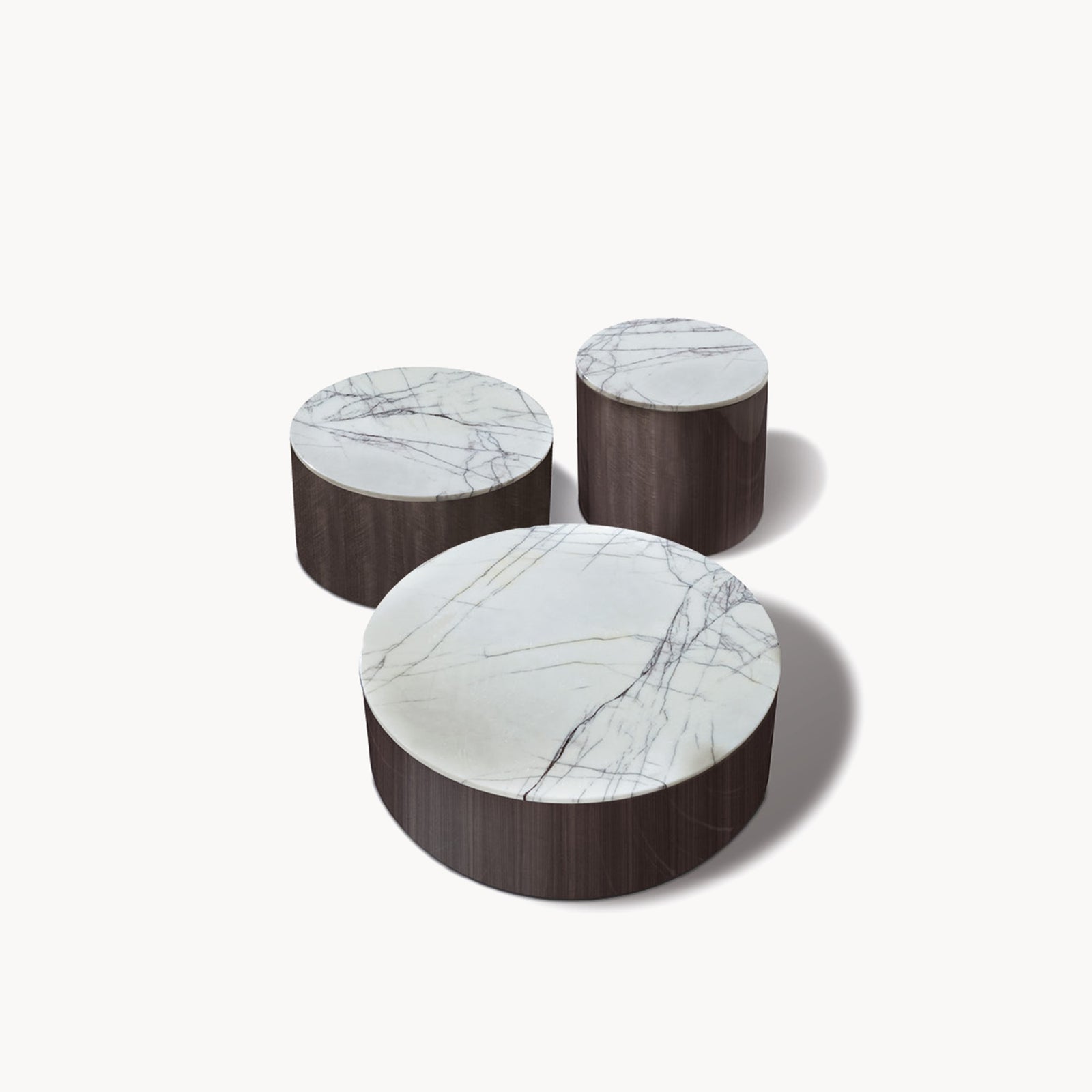 Infinity Round Cocktail Table — front view