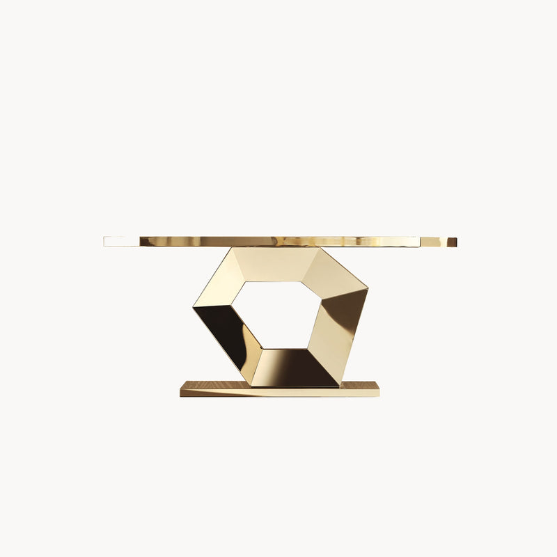 Infinity Console Table — front view