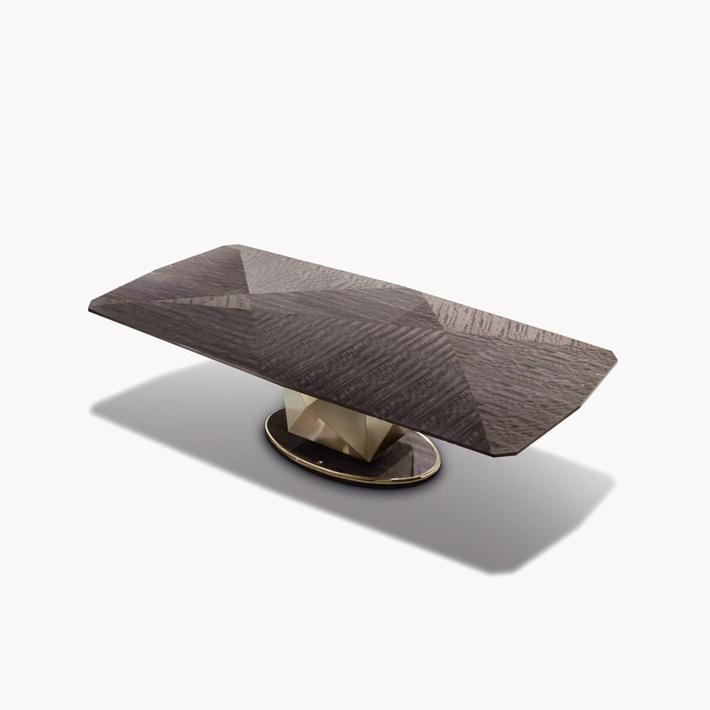 Infinity Rectangular Table Metal Base — front view