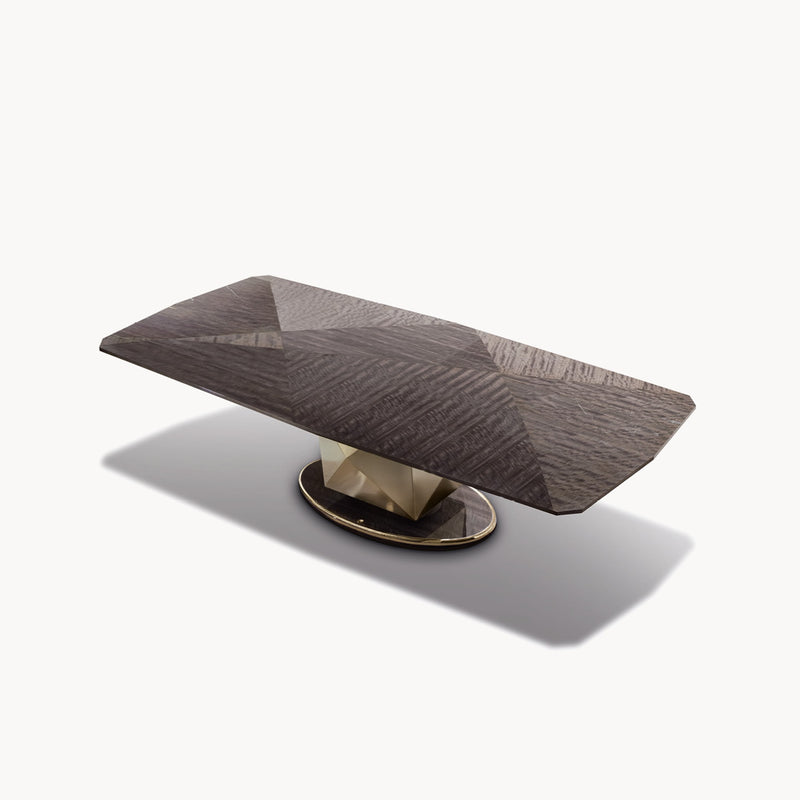 Infinity Rectangular Table Metal Base — front view