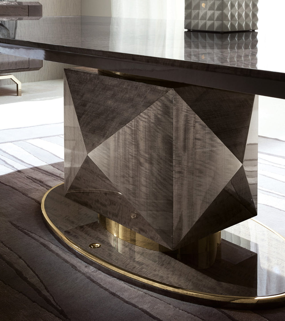 Infinity Rectangular Table Wooden Base — view 3