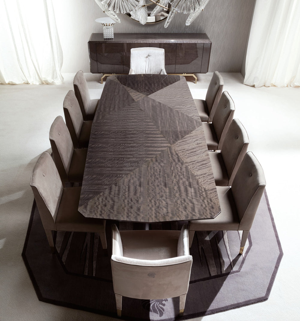 Infinity Rectangular Table Wooden Base — view 2