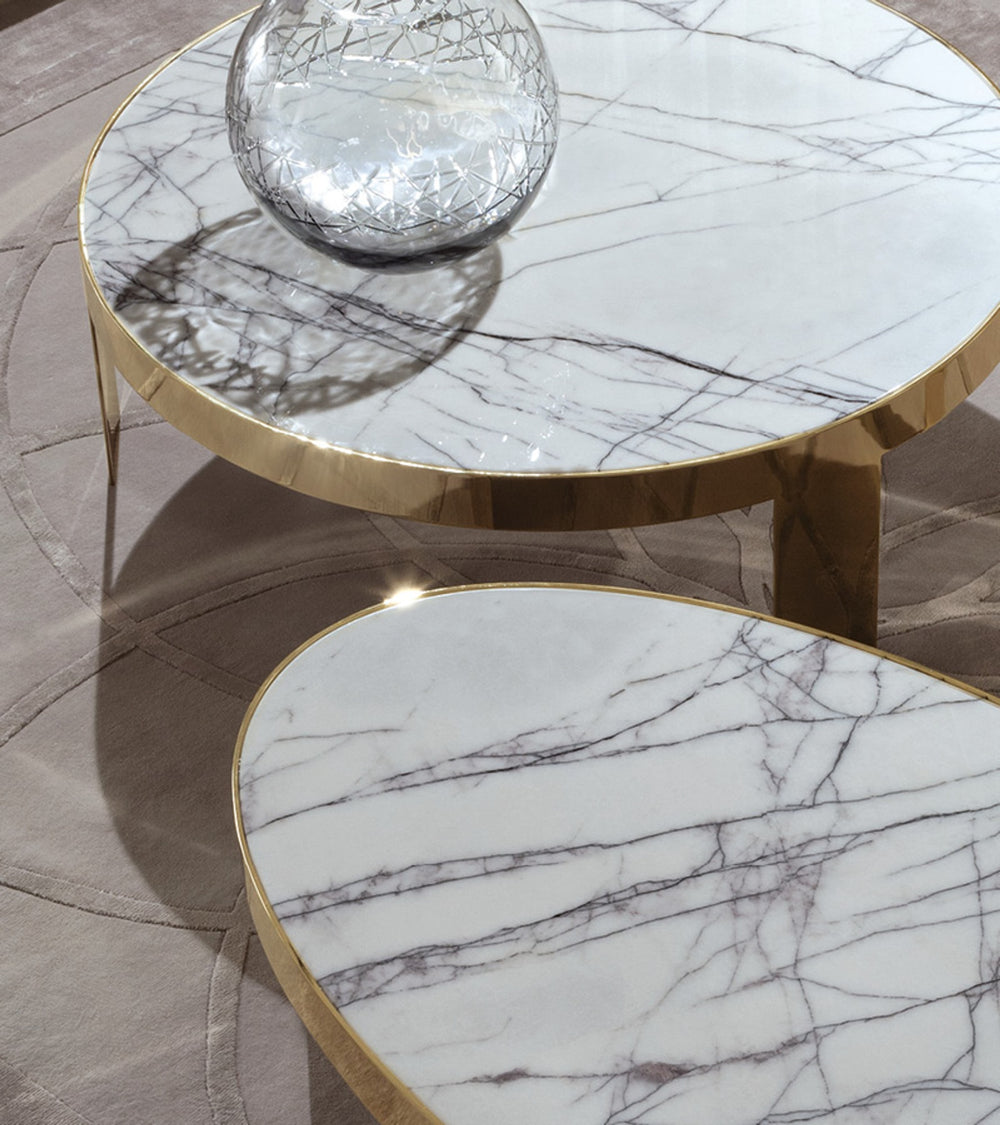 Infinity Round Metal Cocktail Table — view 2