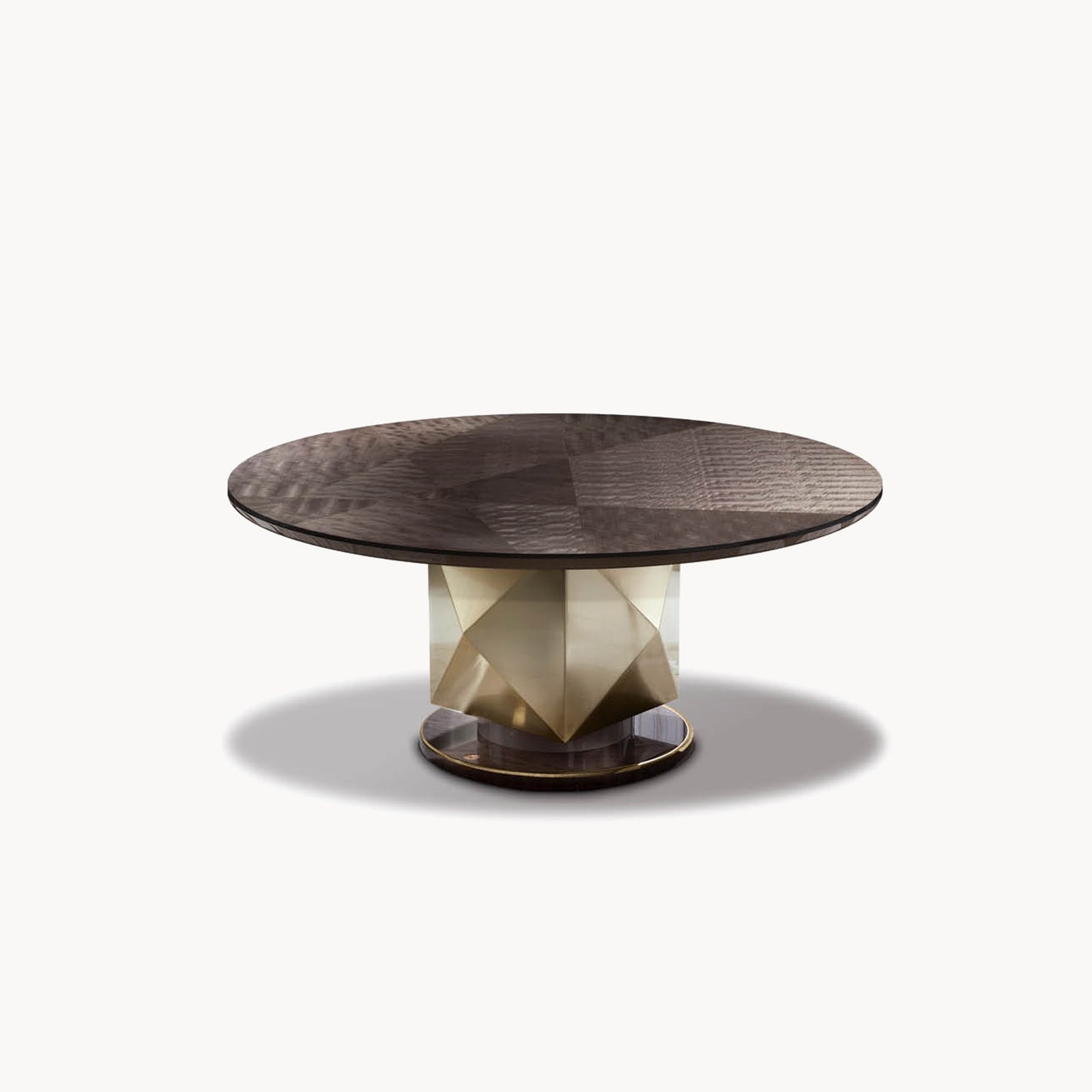 Infinity Round Table Metal Base — front view