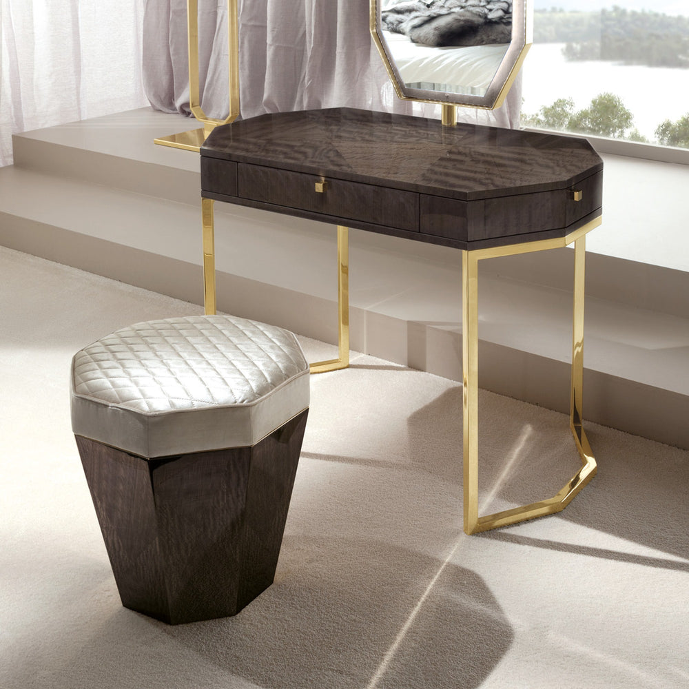 Infinity Wooden Ottoman — view 2