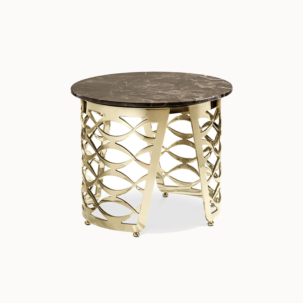 Isidoro Round Coffee Table — front view