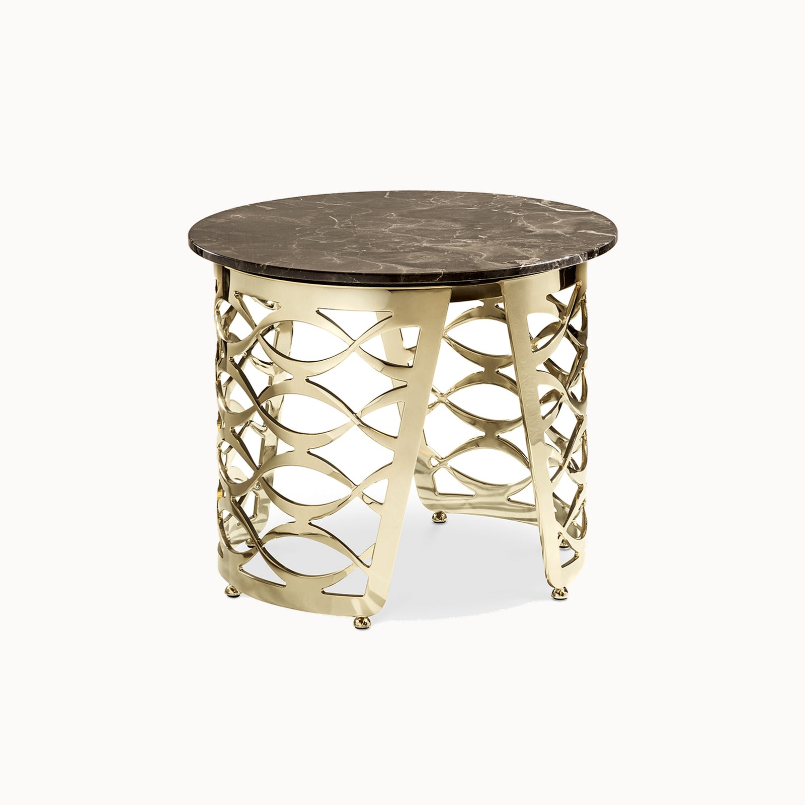 Isidoro Round Coffee Table — front view