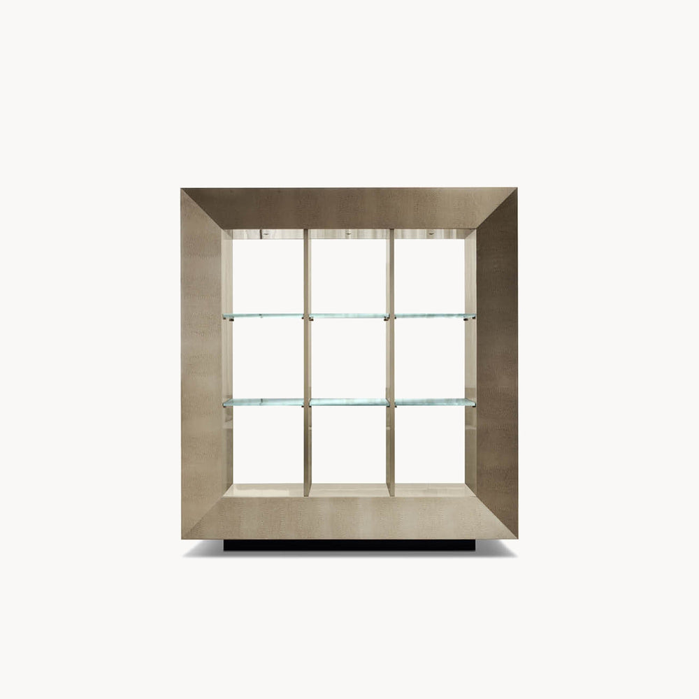Lifetime Bifacial Display Cabinet — front view