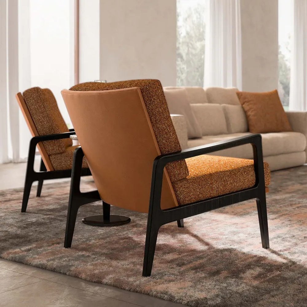 Lounge Next Level with Leather Back Frame — view 2