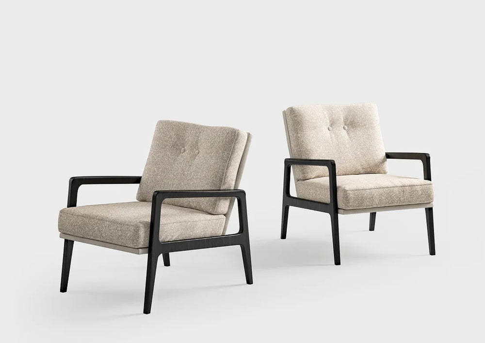 Lounge Next Level with Leather Back Frame — view 5