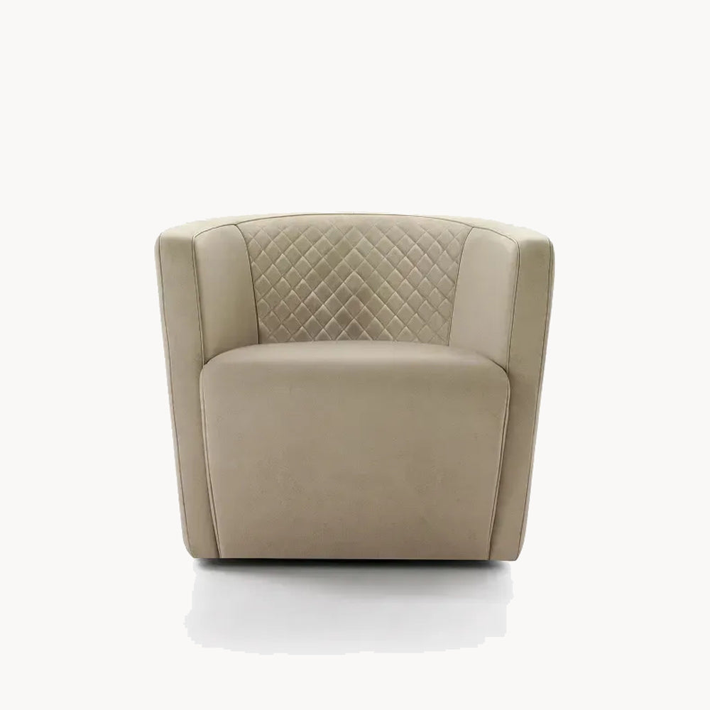 Low Occasional Armchair — front view