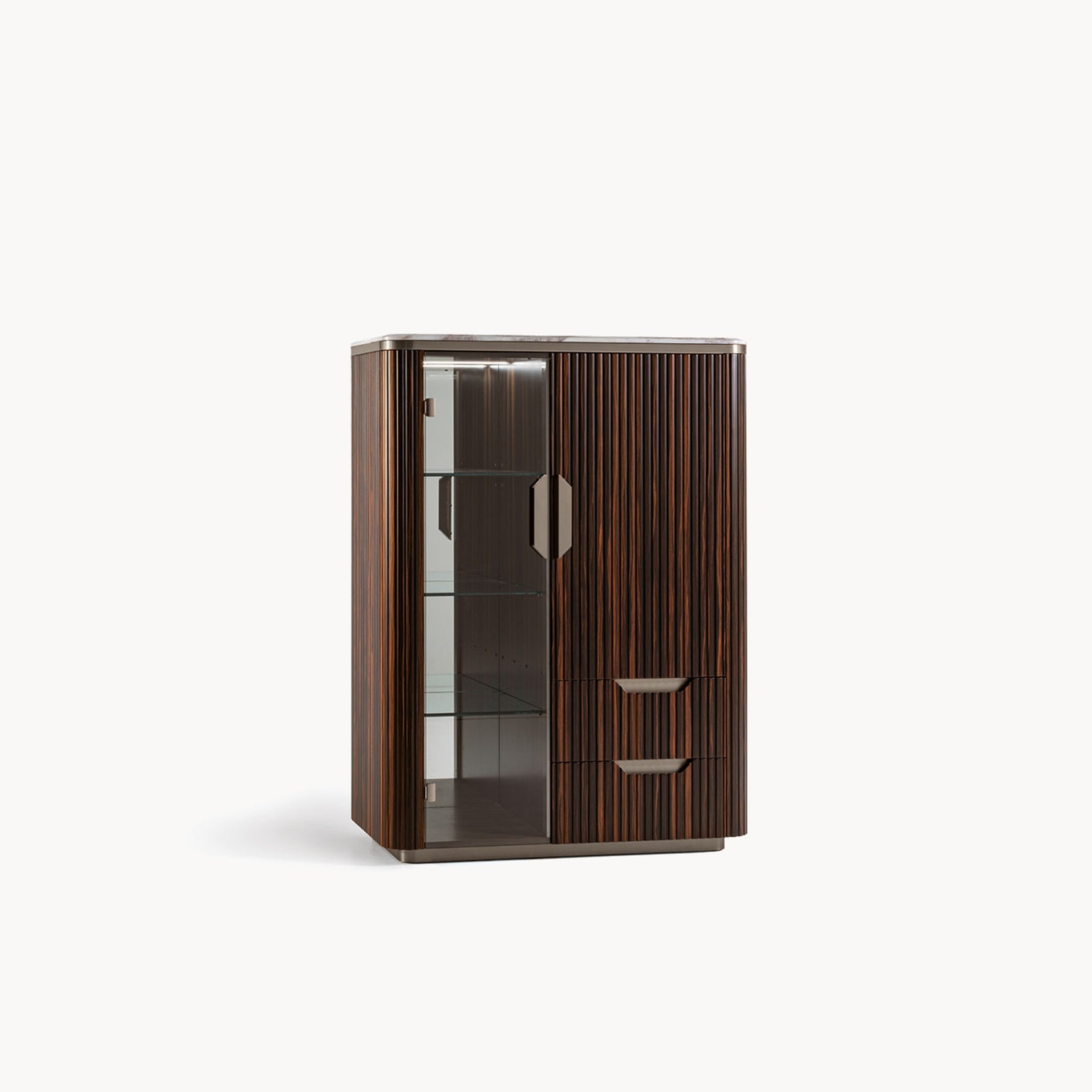 Luxor Bar Cabinet — front view