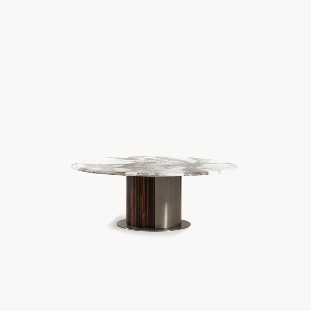 Luxor Big Round Cocktail Table — front view