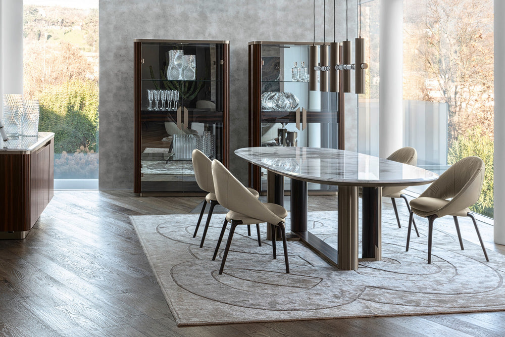 Luxor Boat Shape Oval Table — view 5
