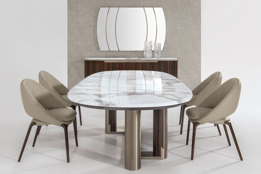 Luxor Boat Shape Oval Table — view 7