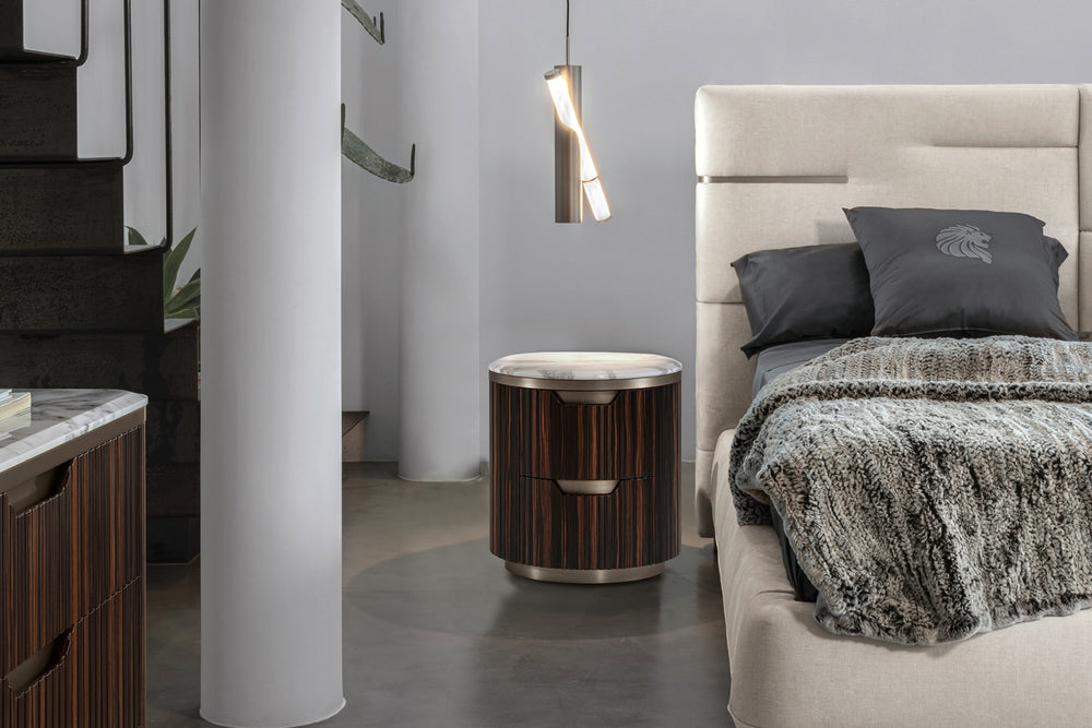 Luxor Round Night Table — view 2