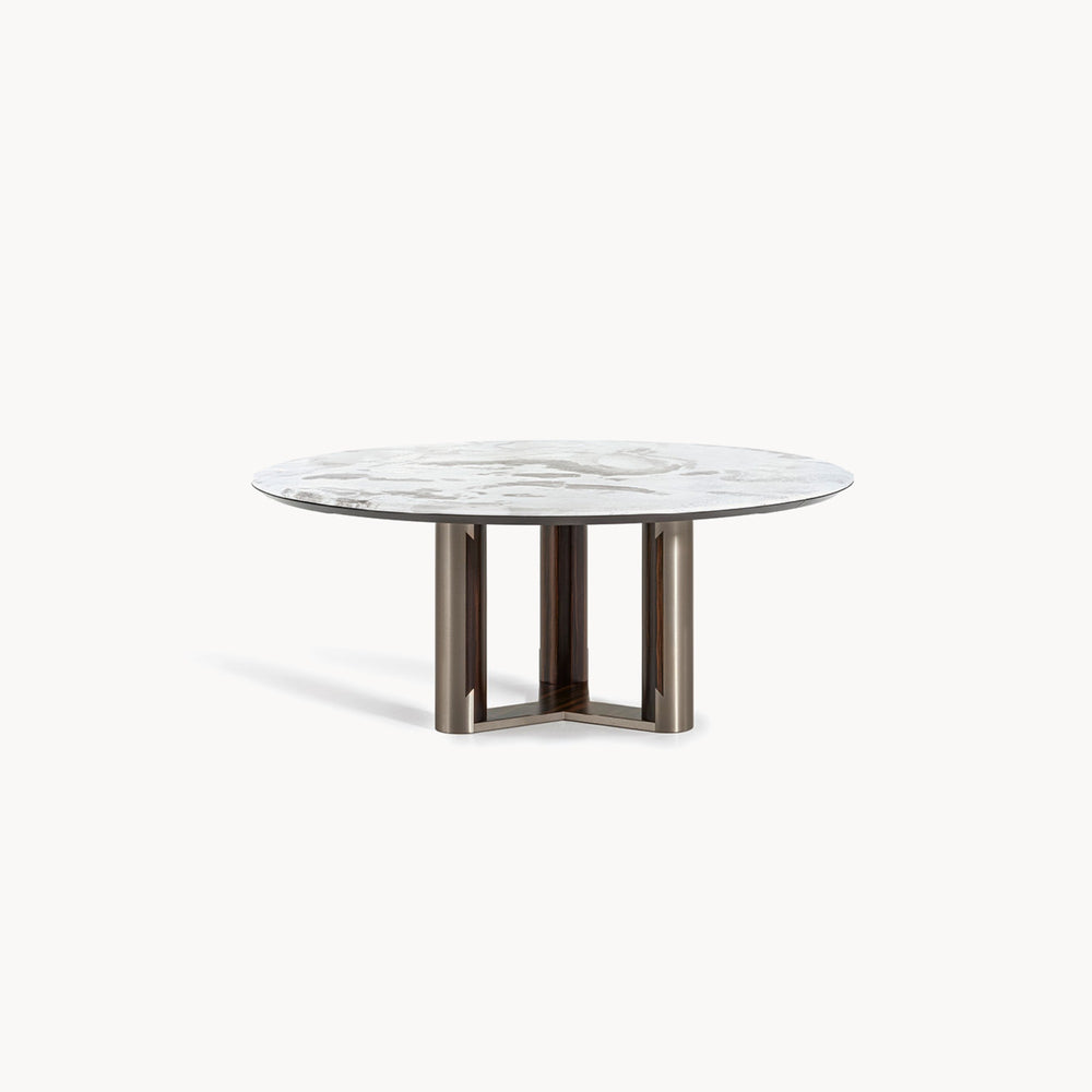 Luxor Round Table — front view