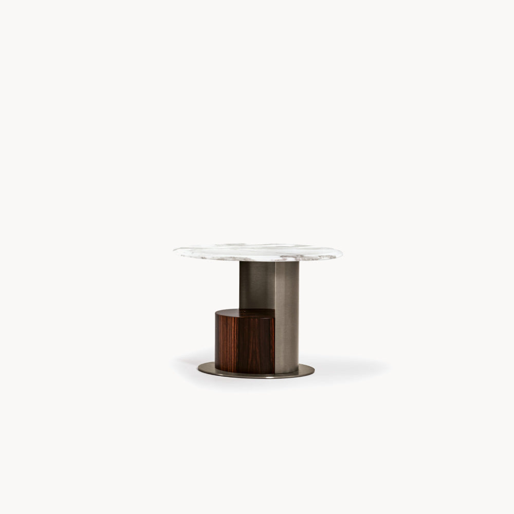 Luxor Small Round Cocktail Table — front view