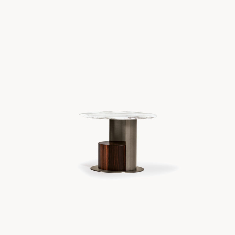 Luxor Small Round Cocktail Table — front view