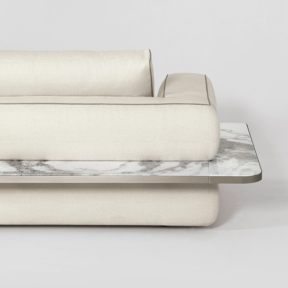 Luxor Sofa With Marble Shelves — view 3