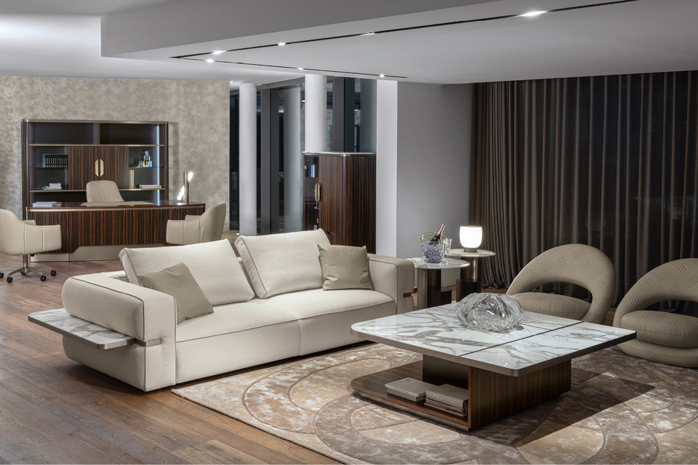 Luxor Sofa With Marble Shelves — view 4