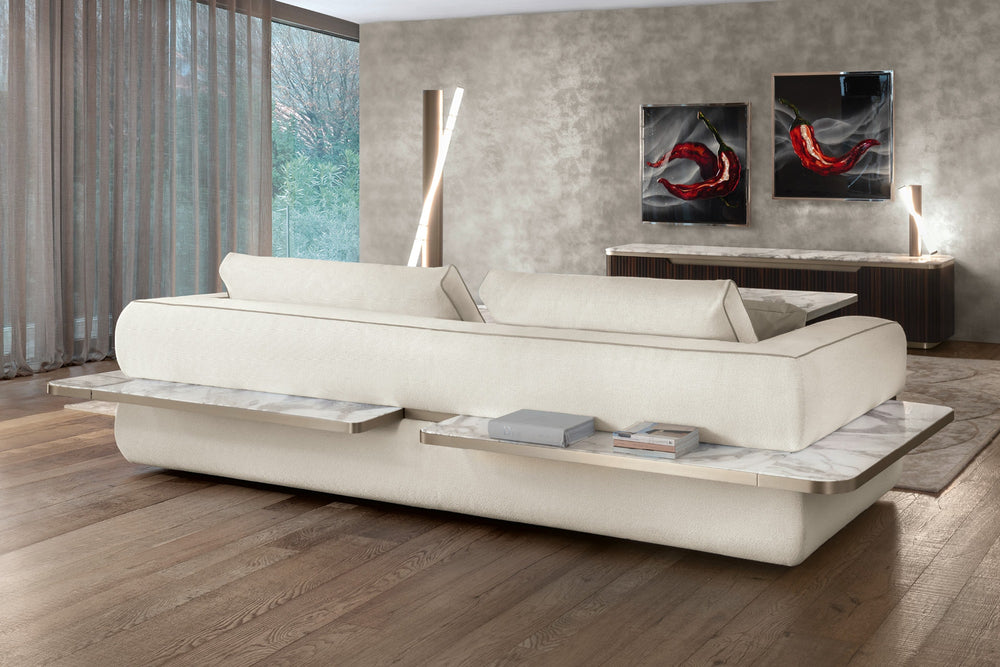 Luxor Sofa With Marble Shelves — view 5