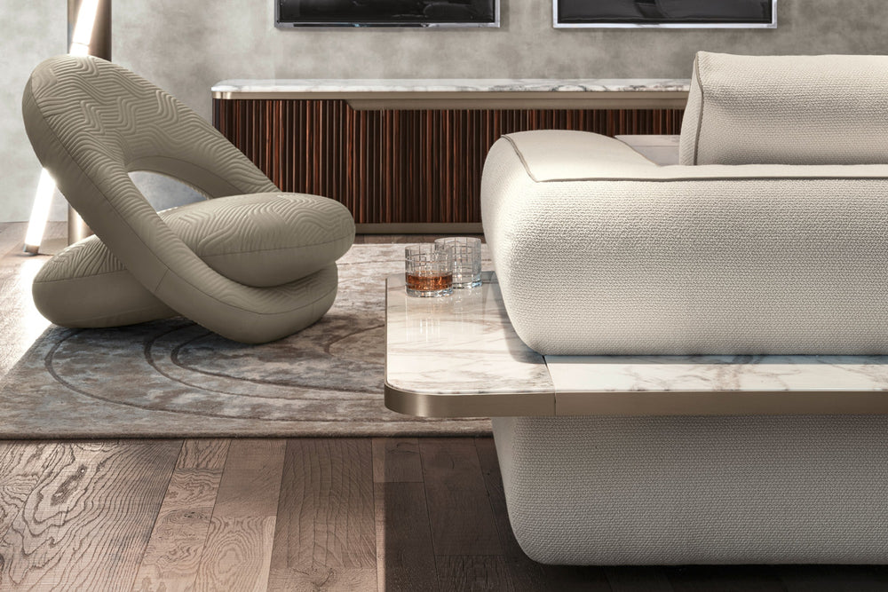 Luxor Sofa With Marble Shelves — view 6