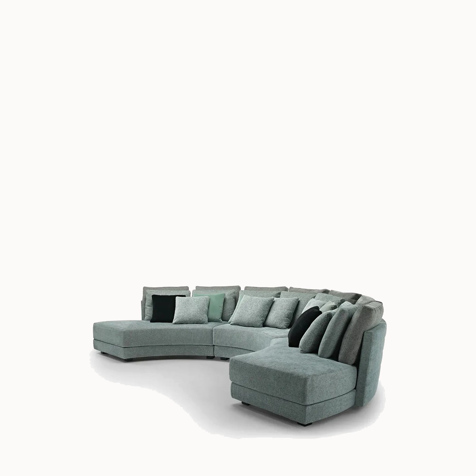 Round Modular Sofa — front view