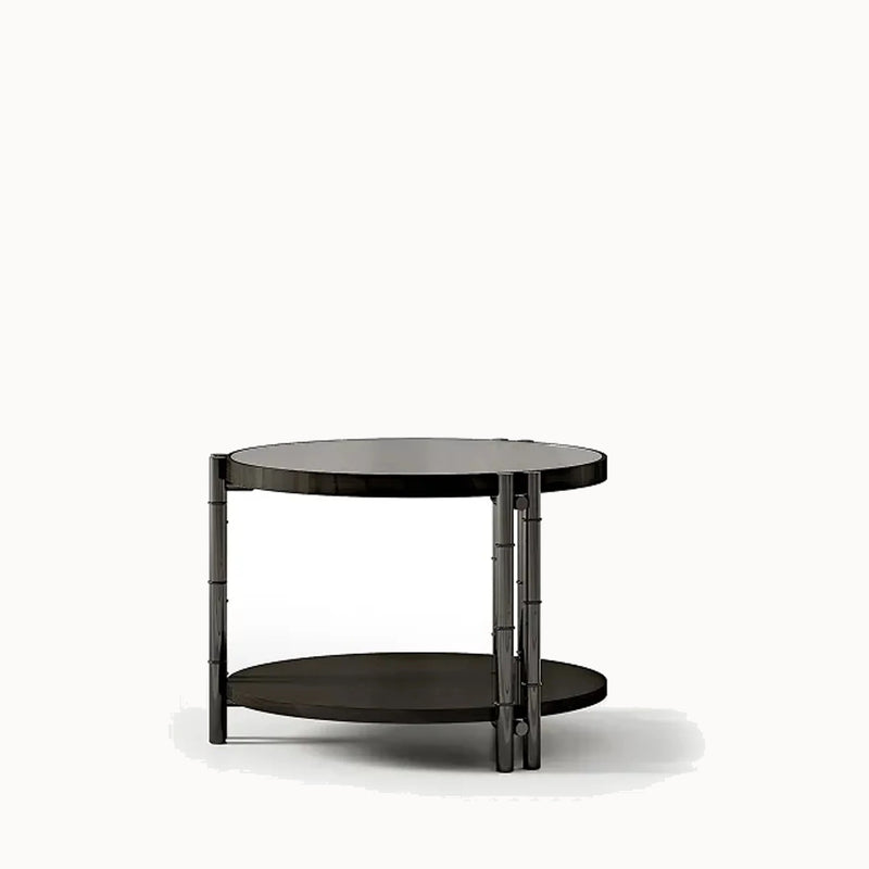 Round Lamp Table — front view