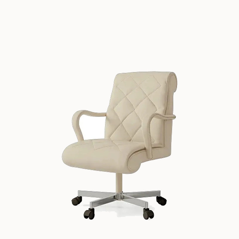 Low Office Chair with Casters — front view