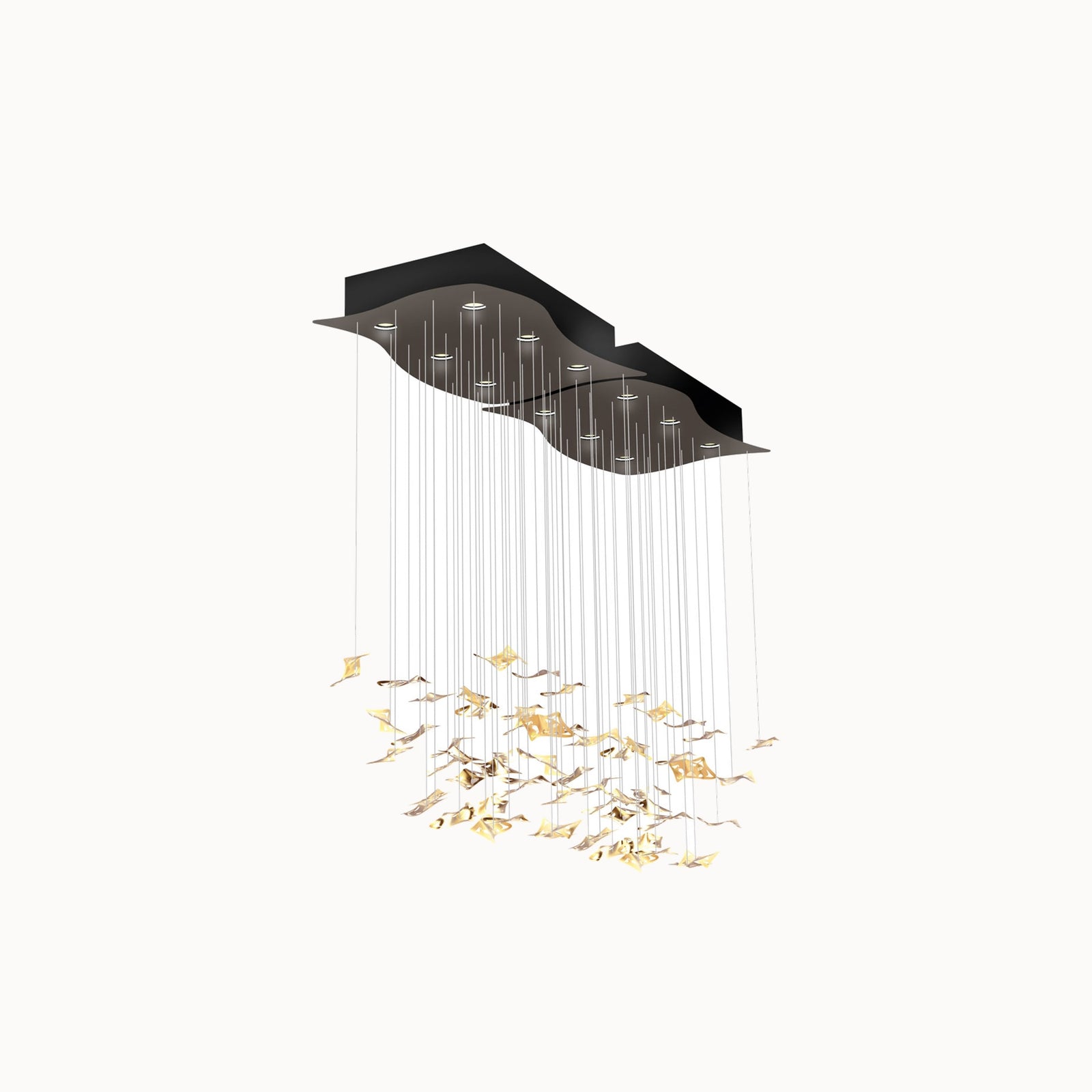 Manta Ray Floor Lamp — front view