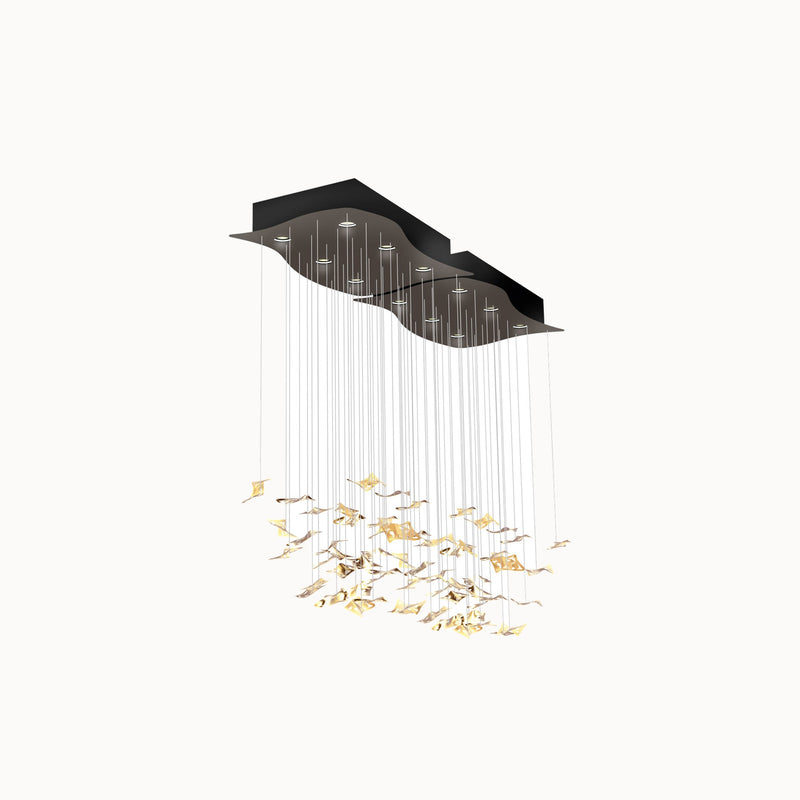 Manta Ray Floor Lamp — front view