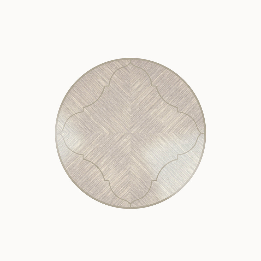 Metropolis Round Dining Table — front view