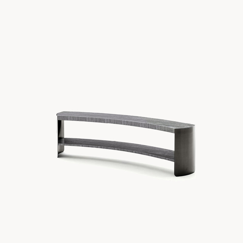 Mirage Curved canapé table — vue de face