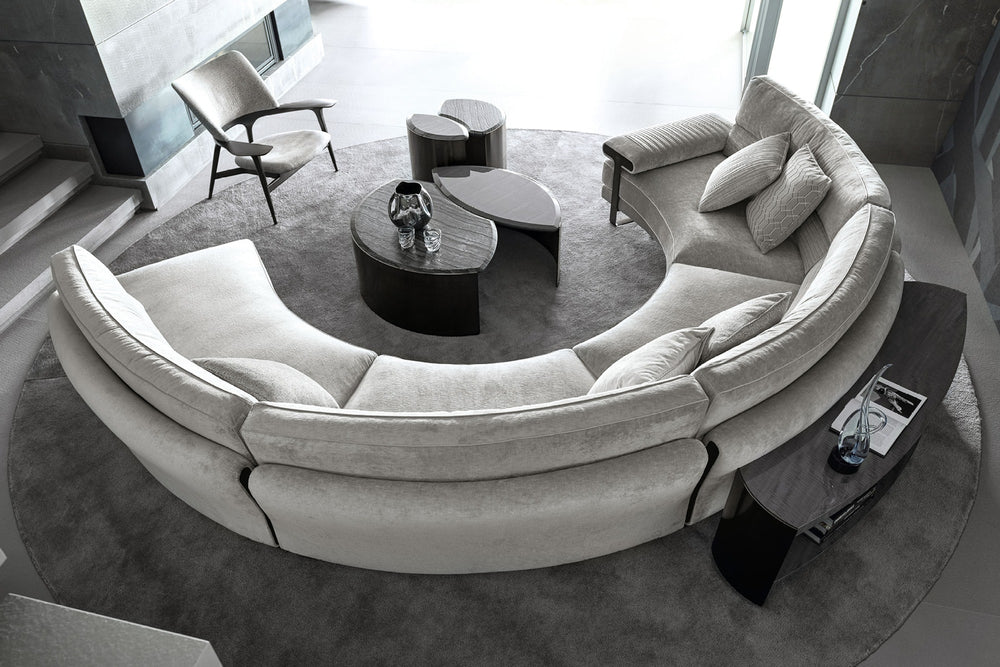Mirage Curved Sofa Table — view 3