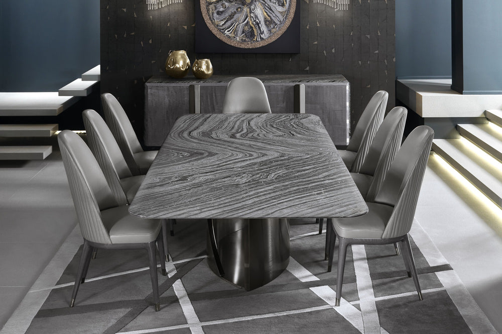 Mirage Rectangular Table Marble Top — view 4