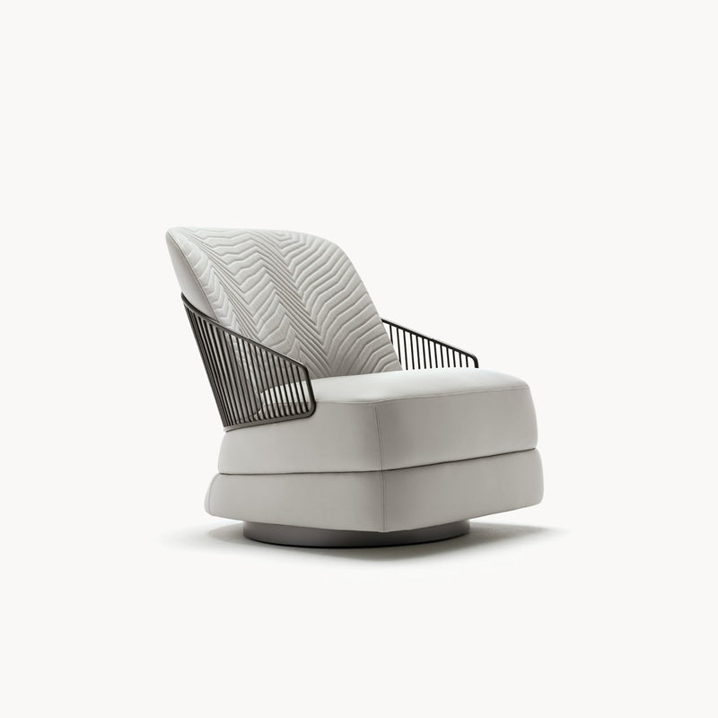 Moonlight Occasional Swivel Armchair — front view