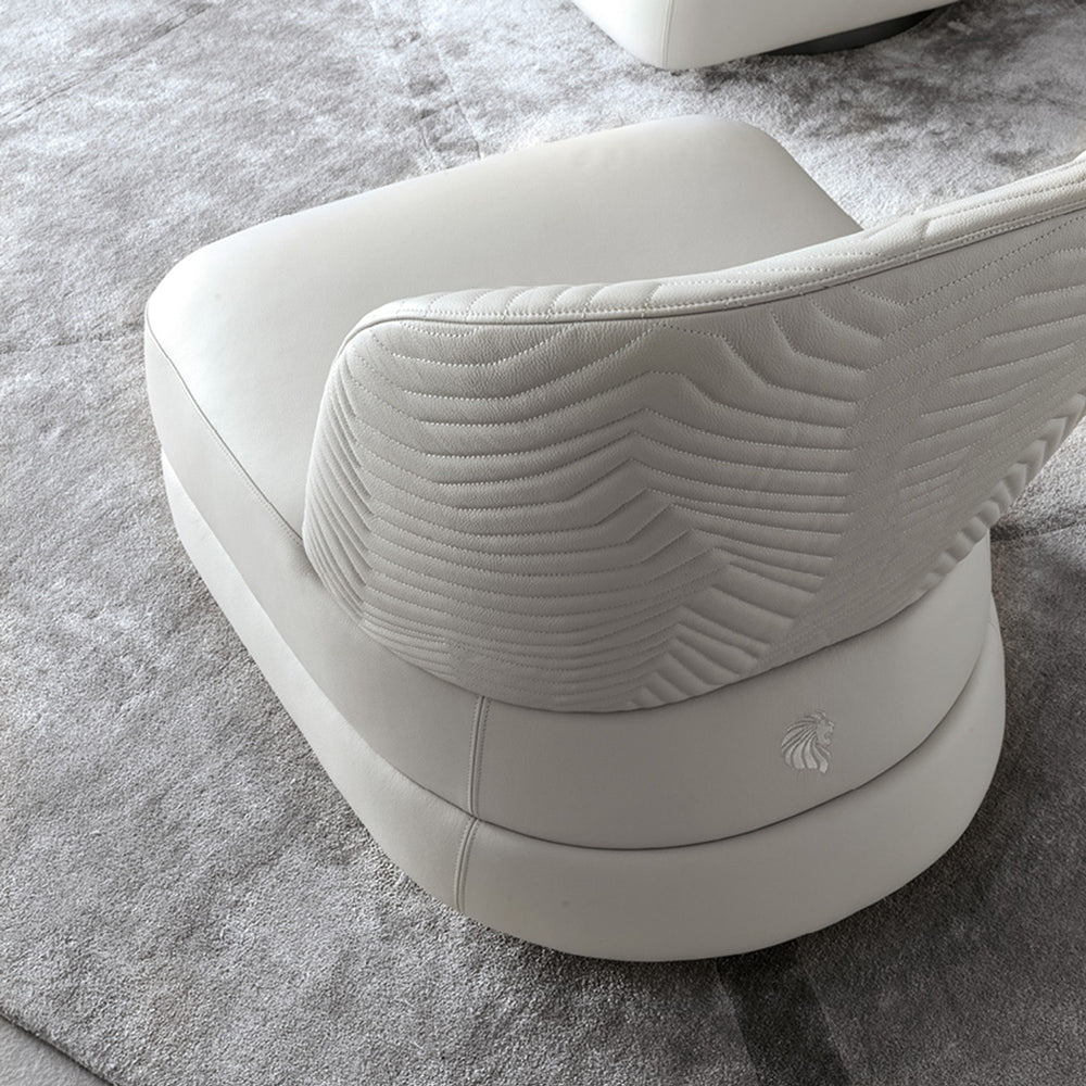 Moonlight Occasional Swivel Chair — view 3
