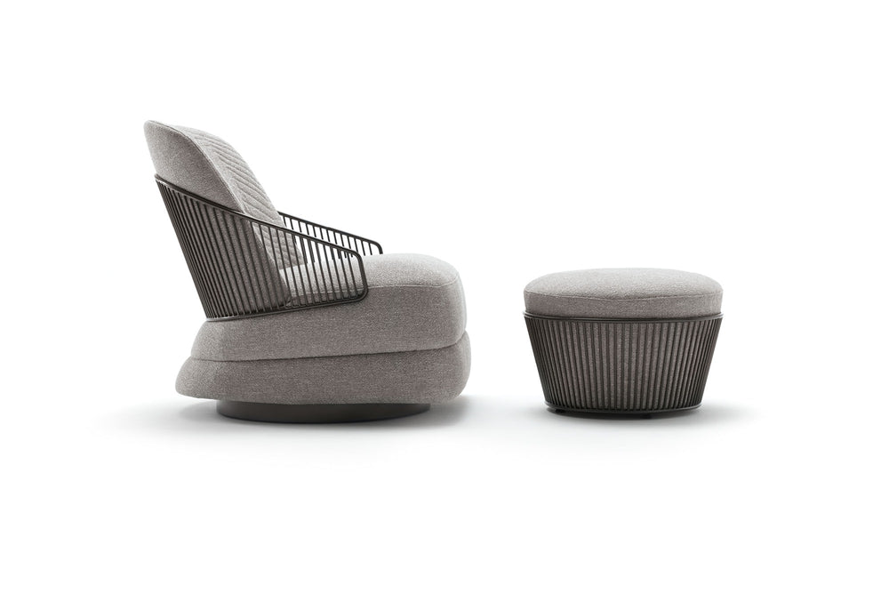 Moonlight Ottoman For Swivel Chair — view 3
