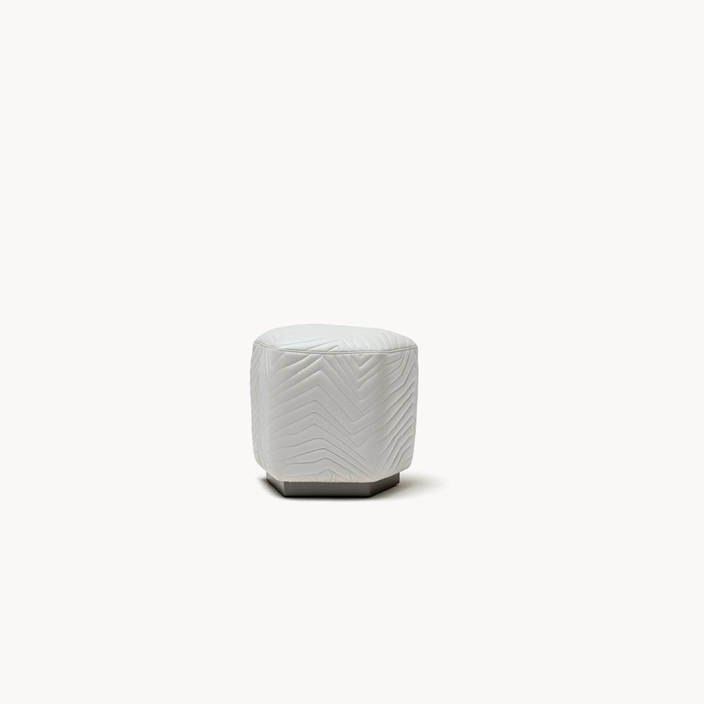 Moonlight Ottoman For Vanity Desk — front view