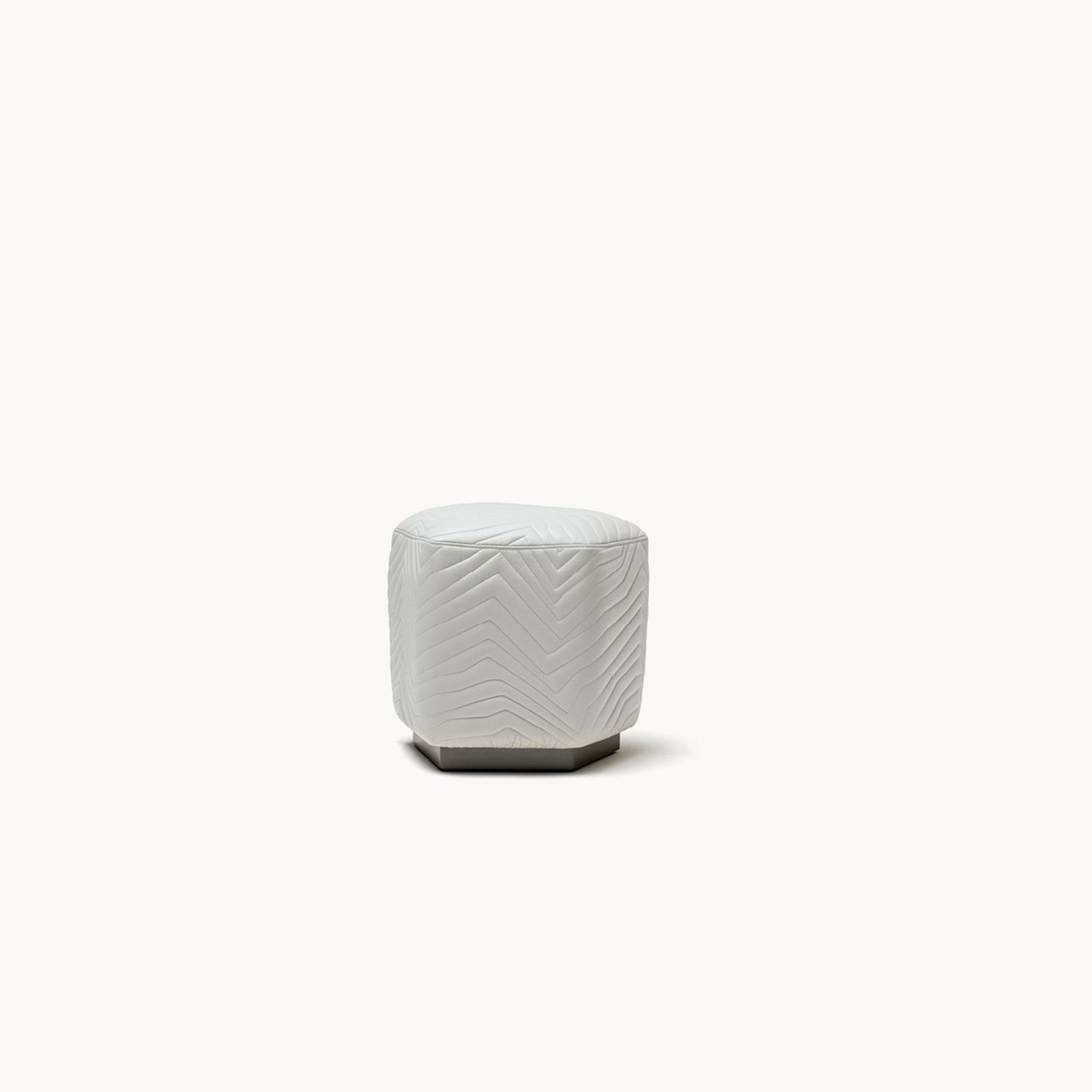Moonlight Ottoman For Vanity Desk — front view