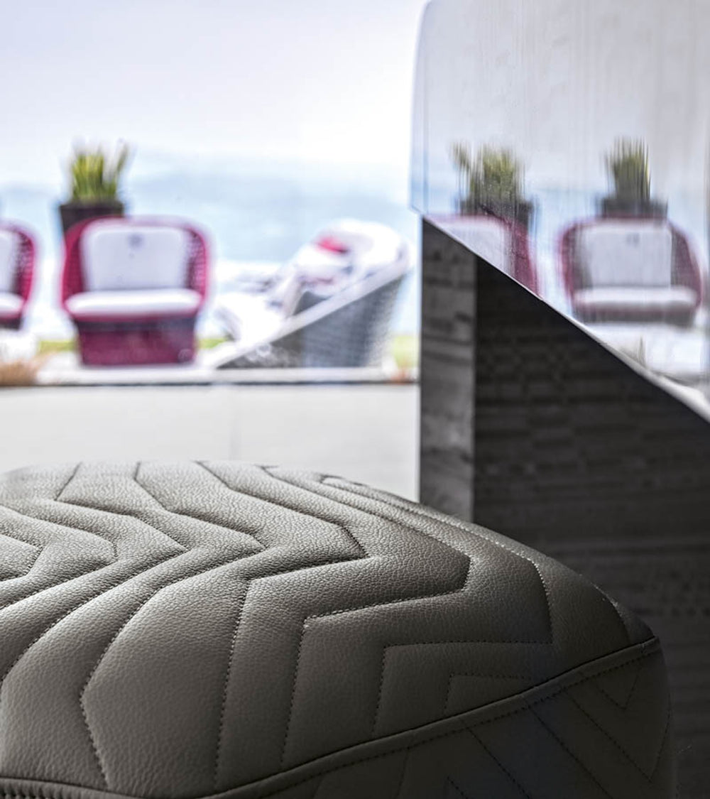 Moonlight Ottoman For Vanity Desk — view 2
