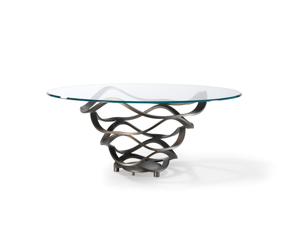 Neolitico Glass Dining Table by Reflex Angelo, view 5