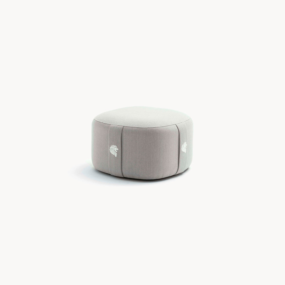 Oasi Round Ottoman — front view