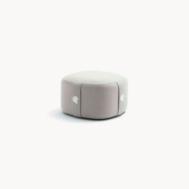 Oasi Round Ottoman — front view
