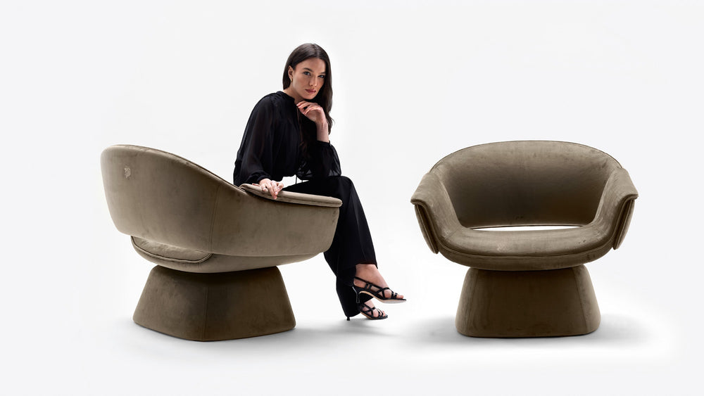 Opus Occasional Swivel Chair — view 10
